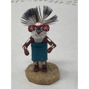 Handmade Miniature 2-1/4” Kachina Doll Signed Mini